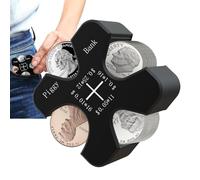 Coin Holder For Car - 5 x 5,4 x 2,8 cm Simplified Access Portable Money Holder, Effortless Silicone Change Storage Box, Noise Reduction Sorter, Coin Organizer For Home, Car, Travel