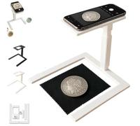 Coin Photography Stand,Overhead Phone Camera Stand,Adjustable Macro Mount