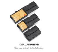 Coin Pocket con tarjeta de protección RFID para ZNAP Slim Wallets 8 y 12 con botón de presión Slimpuro