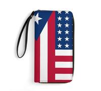 Coin Purse Bandera del Estado De Puerto Rico En Estados Unidos Carteras Vintage Billetera De Cuero Moda Portamonedas para Hija, Madre, Adolescente