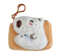 Coin Purse - Coin Pouch | Capybara Coin Holder | Linda Funny Capybara Soft Plush Purse, Stylish Animal Small Coin Bag, Small Wallet Pendant Strap, Hand Bag Coin for Women Girls Teens - Llavero Purse