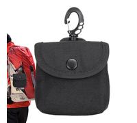 Coin Purse Keychain, Small Outdoor Pouch Bag, Waterproof Fabric, Portable Lightweight Design, Mini Money Pack for Sports Camping and Everyday Indoor &Outdoor Use, 3,94 x 5,51 pulgadas, Negro , Se