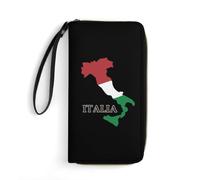 Coin Purse Monedero Mapa De La Bandera De Italia Carteras Tarjeteros Vintage Bolso Embrague Encantador Portamonedas, Niña, Madre