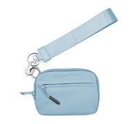 Coin Purse Wallet with Lanyard, Zippered Change Pouch, 5.91x3.54x0.79 Inches Easy Organization, Portable Compact Credit Card Holder for Daily Errands, Commuting and Traveling