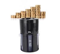 Coin Sorter Efficient 5 in 1 Coin Counter Holder Space Saving High Efficiency Coin Holder for Home Bank Shops Office