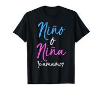 Coincidencia Español Gender Reveal Camisetas Niño o Niña Te Amamos Camiseta