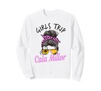 Coincidencia Niñas Viaje Cala Millor Mallorca Moño Desordenado Sudadera