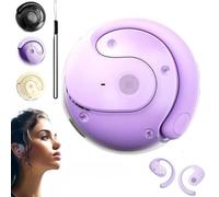 Coindcies AI Translation - Auriculares inalámbricos OWS Bluetooth 5.4, traductor Gleegard en tiempo real, auriculares colgantes con tecnología AI, auriculares portátiles de traducción en 146 idiomas