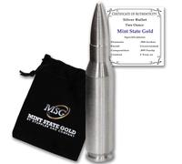 CoinFolio Silver Bullet - Calibre .308-2 Troy Oz Plata Fina .999