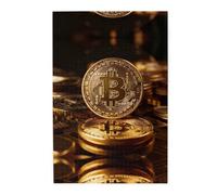 Coins with B Prints - Rompecabezas de madera de 1000 piezas, actividades familiares relajantes para adultos, rompecabezas de paisaje colorido en caja de plástico, regalo de decoración del hogar