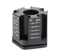 CoinSorter Portalápices, Encimera USCoin Sorter Organizador de Cambio Portalápices Hucha Organizador de Escritorio Contador de Monedas Clasificador de Cambio con Ranura para