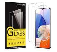 Coiwxmoi 2 Piezas Protector Pantalla para Samsung Galaxy A14 5G Cristal Templado Dureza 9H Antiarañazos Antihuellas Sin Burbujas Ultra HD Transparente Ultra Resistente Vidrio Película
