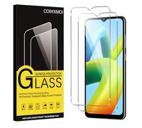 Coiwxmoi 2 Piezas Protector Pantalla para Xiaomi Redmi A1/Redmi A2 Cristal Templado Dureza 9H Antiarañazos Antihuellas Sin Burbujas Ultra HD Transparente Ultra Resistente Vidrio Película
