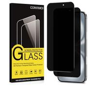 Coiwxmoi Protector Pantalla Privacidad para iPhone 16 Plus Cristal Vidrio Templado Antiespia 9H Dureza Anti-Arañazos Antihuellas Anti Espía Protectora Película Sin Burbujas Privacy Screen,2 Piezas