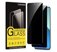 Coiwxmoi Protector Pantalla Privacidad para Xiaomi Redmi Note 13 Pro 5G/4G/Poco X6 5G Cristal Vidrio Templado Antiespia 9H Dureza Anti-Arañazos Protectora Película Sin Burbujas Privacy,2 Piezas