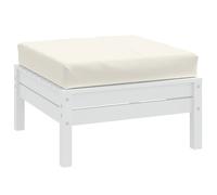 Coj n para pal vidaXL color crema jaspeado 23,6 x 23,6 x 3,9 cm