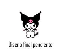 Cojin 3d hello kuromi toy 35x35 cm