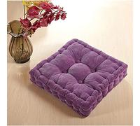 Cojín acolchado de algodón perlado para asiento, mesa gruesa para uso en interiores y exteriores, color morado, 60 x 165 cm, perfecto para relajarse.
