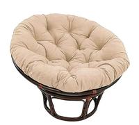 Cojín acolchado giratorio para silla de exterior, cojín redondo con diseño floral, 100 cm de diámetro, 10 cm de grosor, para jardín y patio