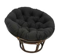 Cojín acolchado giratorio para silla de exterior, cojín redondo con diseño floral, 100 cm de diámetro, 10 cm de grosor, para jardín y patio