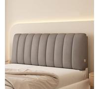 Cojín acolchado para cabecero de pared, cuña grande, cojines extraíbles para dormitorio y dormitorio de estudiantes, color café, 150 cm, tamaño queen (pasta de café, 119 cm)