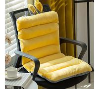 Cojín acolchado para silla de exterior de 39.4 x 17.7 pulgadas, cojín de terciopelo de cristal extra grande con doble revestimiento antideslizante, para uso en interiores, oficina, hogar, mecedoras