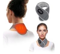 Cojín Almohadilla Térmica Eléctrica para Cuello, Manta Electrica Cervical Almohadilla de Terapia para Cervicales para Aliviar el Dolor, Calentamiento Rápido de 10s, 45-60 ℃ Ajustable