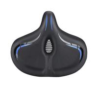 Cojín Ancho para Sillín De Bicicleta - Cojín Ergonómico De Cuero, Ventilación Circulante con Rebote De Energía 33 Cm | Asiento de Bicicleta Mountain Road E-Bike Touring Cruiser Adulto Al Aire