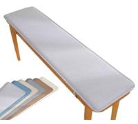 Cojín antideslizante para banco de 2/3 plazas, perfecto para jardín, patio, porche, columpio, diseño de piel suave, resistente a la intemperie, asiento cómodo