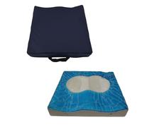 Cojín antiescaras con base anotómica preformada y fluido automodelante. 003H TERMIGEA ALTO 7 cm Cojín decúbito para la prevención de úlceras por decúbito. Cojín antiescaras para silla de paseo para