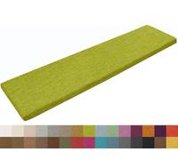 Cojín antiescaras de 55x18x2 Pulgadas. Cojín de Banco de Esponja de Alta Resistencia con Funda con Cremallera para facilitar su extracción y Lavado; Adecuado para ventanales, Balcones, Banco