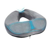 Cojín Antiescaras Ergonómico - Cojín Coxis de Espuma Viscoelástica, Cojín Silla Oficina Tipo Donut, Apto para Hogar, Oficina y Asiento de Coche