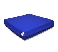 Cojín Antiescaras PREMIUM cojines para sillas de ruedas ortopédicos cojin viscoelastico + espuma Fabricado en España cojin silla de ruedas oficina coche y hogar (40x38x8) (AZUL)