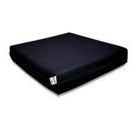 Cojín Antiescaras PREMIUM cojines para sillas de ruedas ortopédicos cojin viscoelastico + espuma Fabricado en España cojin silla de ruedas oficina coche y hogar (40x38x8) (NEGRO)