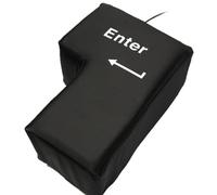 Cojín antiestrés para computadora con botón de ventilación para teclado USB grande