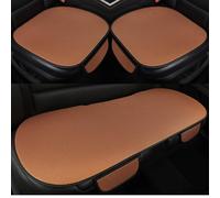 Cojín Asiento Coche para Range Rover Sport(5seats) 2022-2023, Fundas de Coche Transpirables de Hielo Seda Protector Almohadilla Set,Brown Front and Back