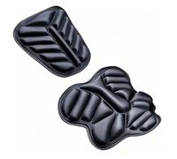 Cojín Asiento Moto para Moto Guzzi Stelvio 1200 2008-2016, Juego de 2 Almohadillas EVA Delantera y Trasera con Relieve 3D y Correas Ajustables para Rutas y Viajes
