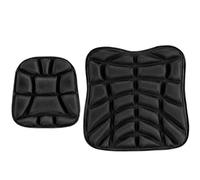 Cojin Asiento Moto para Yamaha YZR-M1 2002 2003 2004-2014, Universal Transpirable Antideslizante Presión Protector Absorción para Viajes Largos,C 2Pcs