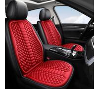CojíN Asientos De Coche para Citroen C1 / C3 / C3-XR / C3 Aircross /C3 Pluriel, Cojines Asiento Delantero Fundas Funda Transpirable Protector Soporte Accesorios Interior,Red