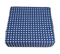 Cojín aumentado para bebés Cojín del asiento elevador ajustable Extraíble Silla de comedor para niños Silla para bebé Silla para asiento(Blue Stars)