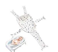 Cojin Bañera Bebe,Cojín de baño para bebé,Red de Baño para Bebés,Adaptador Bañera Universal,Suave y Blando,Hamaca,Secado Rapido,Asiento Hamaca Bañera Bebé 0-24 meses (AA)