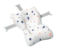 Cojin Bañera Bebe, Evita Resbalones Reductor BañeraBbebe Suave Ajustable Asiento Bañera Bebe Ligero Secado rápido Adaptador Bañera Bebe Plegable Bebé Ducha Admite Accesorios (Blanco)