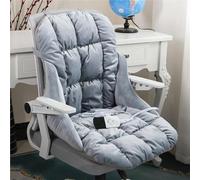 Cojín Calefactable De Invierno Con 9 Velocidades De Ajuste De Temperatura Y Funda Temporizada Con Elásticos Antideslizantes, Calefacción USB Calentador De Asiento Grueso For Silla De Oficina(Gray)