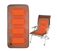 Cojín Calefactable For Silla, Recargable Por USB Funda De Asiento De Gran Superficie Calefactada, Almohadilla Térmica Terapéutica For Silla, Sofá, Sillón, Camping Y Viajes(Coffee)