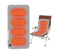 Cojín Calefactable For Silla, Recargable Por USB Funda De Asiento De Gran Superficie Calefactada, Almohadilla Térmica Terapéutica For Silla, Sofá, Sillón, Camping Y Viajes(Grey)