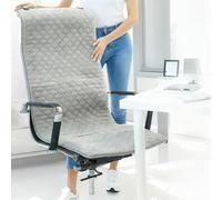 Cojín Calefactable para Silla con Alimentación por USB, Cojín Calefactable Portátil, Respaldo Ajustable Y Plegable, Ideal para Uso en Casa Y Oficina(Gray)