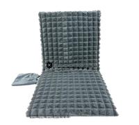 Cojín Calefactable USB For Silla De Oficina Con Soporte Lumbar, Suave Y Grueso Con 3 Niveles De Temperatura For Espalda, Lumbar, Cadera Y Muslo(Gray2)
