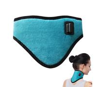 Cojín calefactor de cuello - Almohadilla térmica de grafeno de 3 niveles con bolsa de gabinete integrada,Calentador de cuello recargable USB, calentadores de manos ajustables para piernas, invierno,