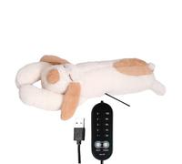 Cojín calefactor de peluche - cachorro calefactor para niñas, niños | felpa térmica USB con temperatura ajustable y apagado automático para hombro, espalda, cuello, vientre, reglas, regalo de Navidad
