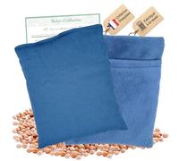 Cojín calefactor microondas núcleos de cereza | bolsa de agua caliente núcleo de cereza con funda de felpa lavable | alivio bebé anticólico, reglas dolorosas, cervicales, espalda, natural y orgánico